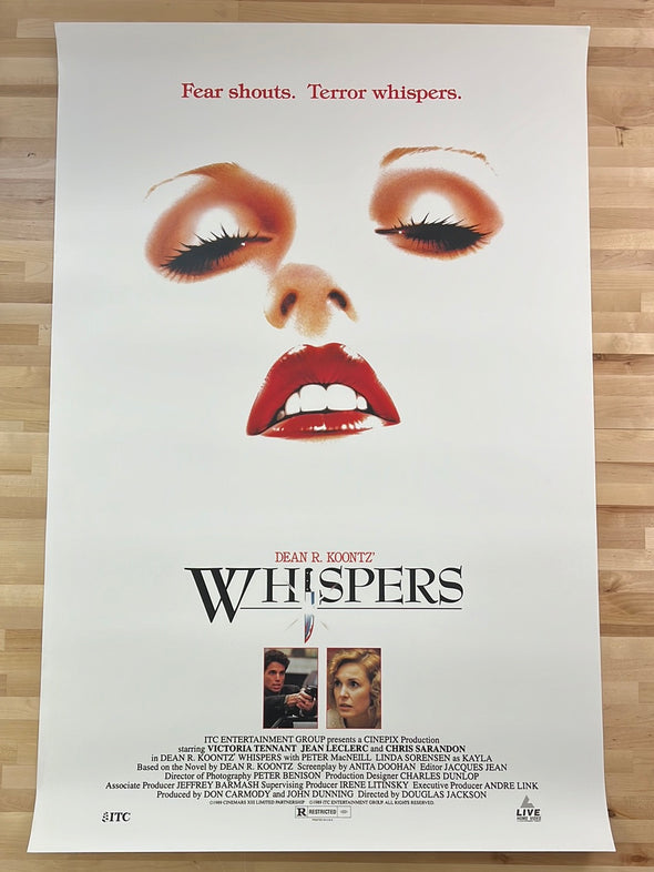 Whispers - 1990 movie poster original