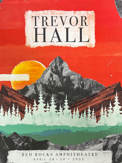 Trevor Hall - 2022 poster Red Rocks Morrison, CO