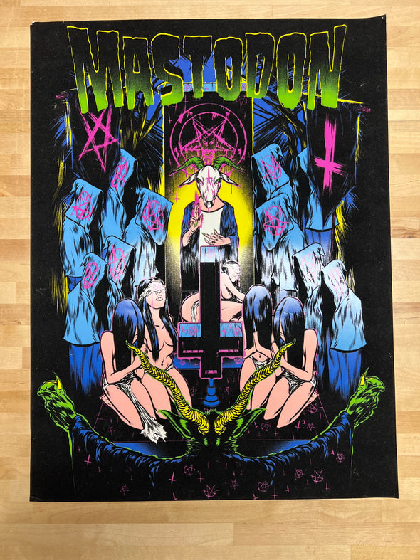 Mastodon - Promo poster black light vintage – Sold Out Posters