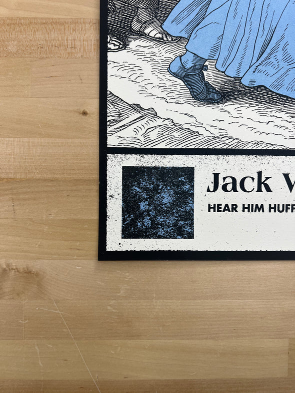 Jack White - 2024 Rob Jones poster Denver, CO Bluebird Theatre