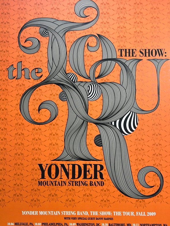 Yonder Mountain String Band - 2009 Bose Collins Fall Tour Orange Edition