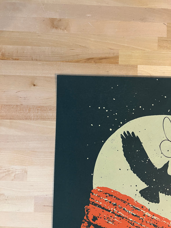 John Butler Trio - 2019 Jordan Narachinsky poster Morrison, CO Red Rocks Amphitheatre (UNAUTHENTICATED SIGNATURE)