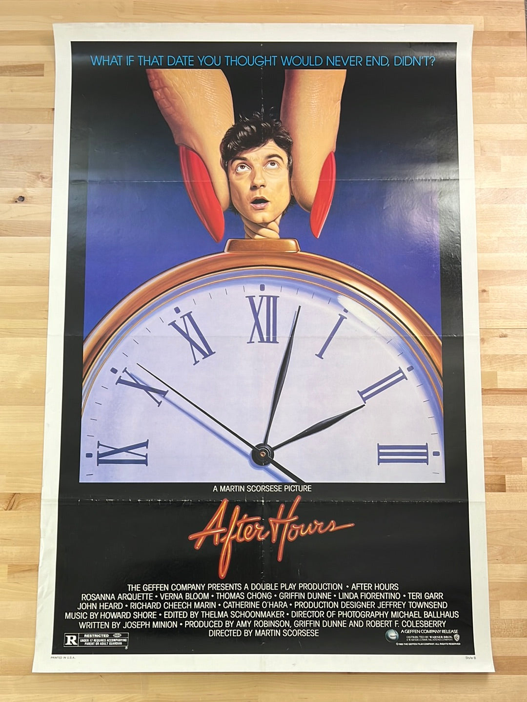 After Hours - 1985 movie poster original – Sold Out Posters after-hours-1985-movie-poster-original-sold-out-posters