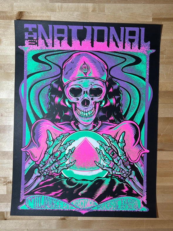 The National - 2018 Zazzcorp poster Milwaukee, WI The Riverside Theatre