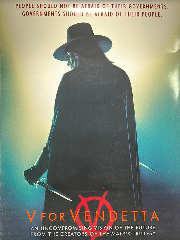 V for Vendetta - 2006 movie poster original