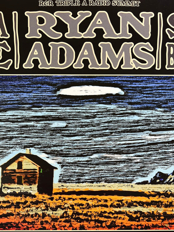 Ryan Adams - 2007 Rand Paul poster Boulder, CO Fox Theatre