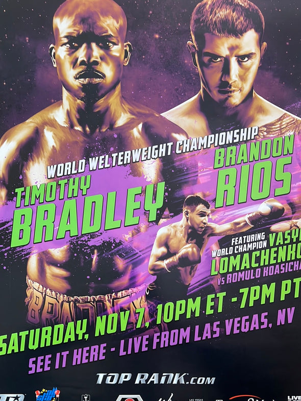 Boxing - 2015 Bradley vs Rios Poster