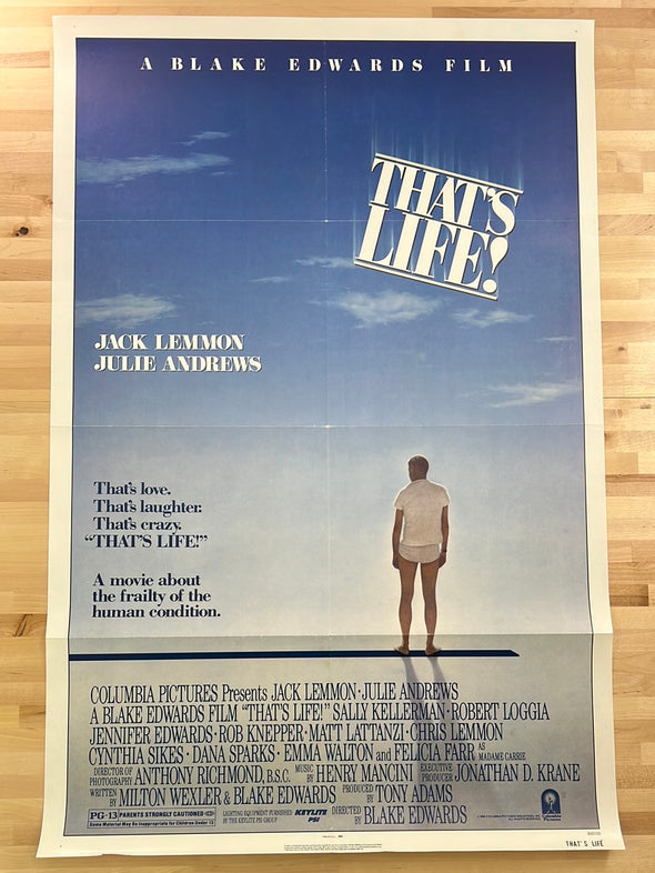 That's Life - 1986 movie poster original vintage