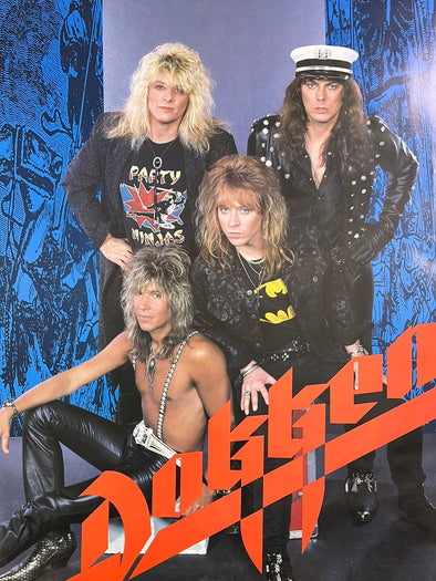 Dokken - 1987 poster original vintage