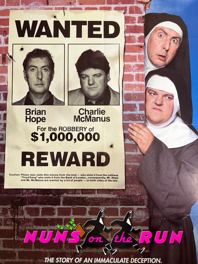 Nuns On The Run - 1989 one sheet movie poster original 27x41