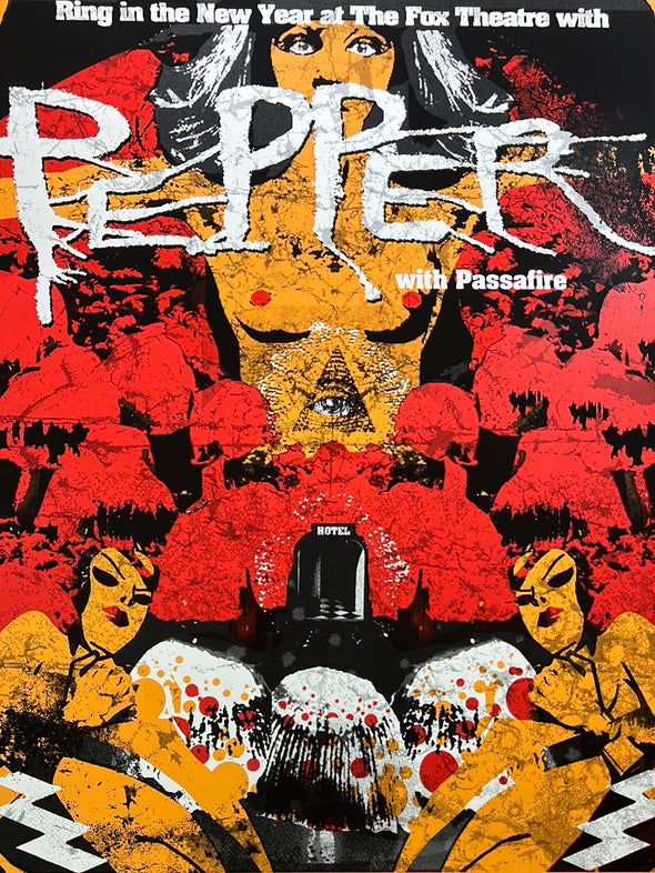 Pepper - 2009 Darren Grealish poster Boulder, CO Fox Theatre