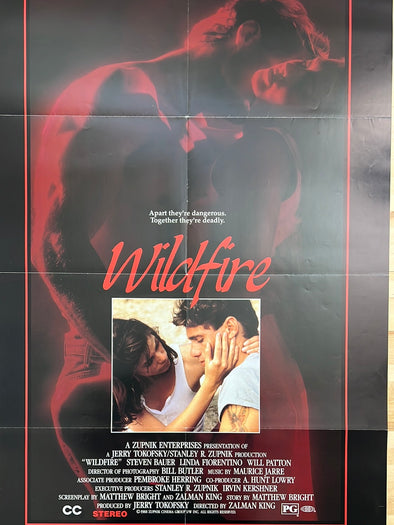 Wildfire - 1988 movie poster original