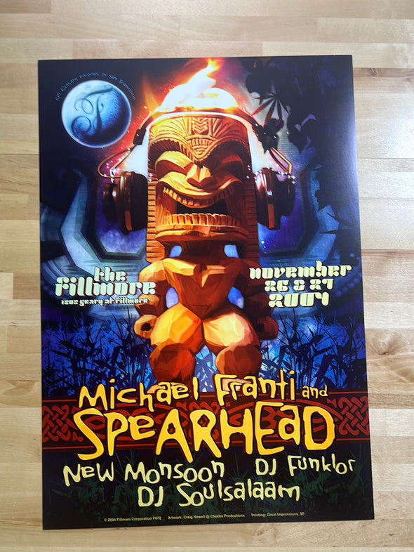 Spearhead - 2004 Craig Howell poster San Francisco, CA The Fillmore