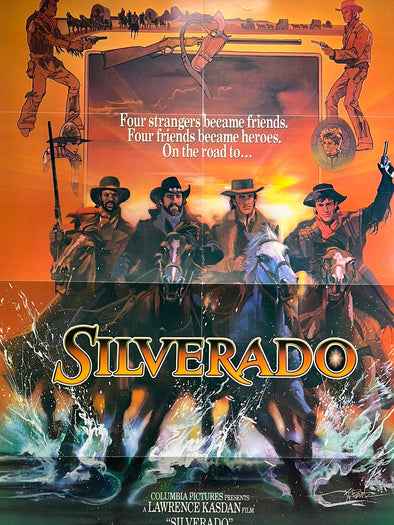 Silverado - 1985 movie poster original vintage