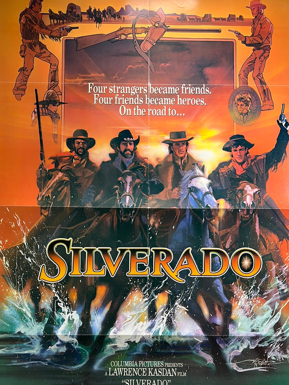Silverado - 1985 movie poster original vintage