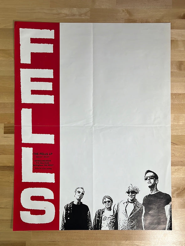 The Fells - 1995 Art Chantry promo poster Estrus Records