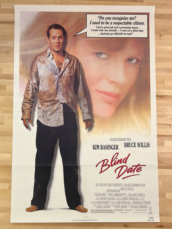 Blind Date - 1987 movie poster original