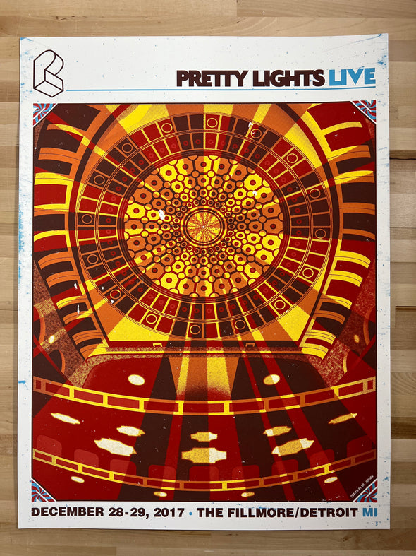 Pretty Lights - Doctor Juanpa 2017 poster Detroit, MI 12/28-12/29 The Fillmore