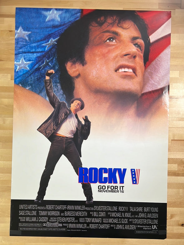 Rocky V - 1990 movie poster original vintage