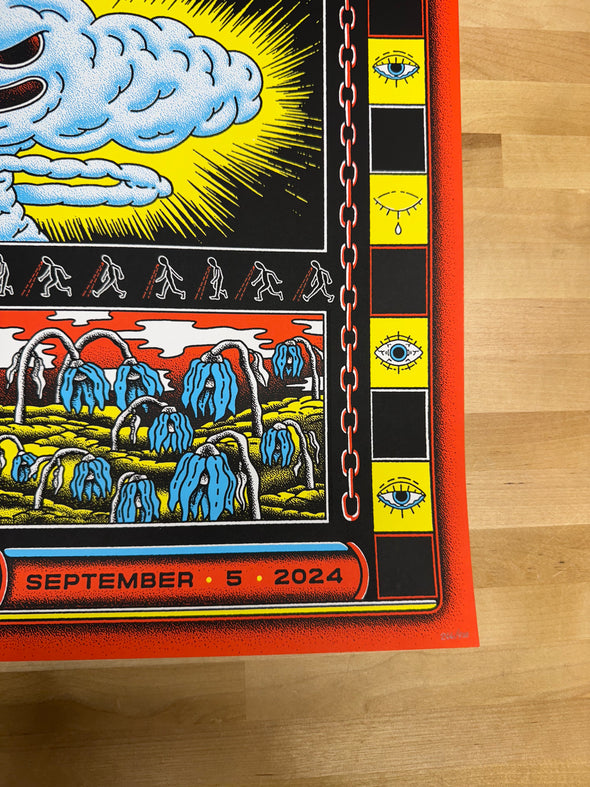 King Gizzard @ The Lizzard Wizzard - 2024 Amy Jean poster St. Louis, MO