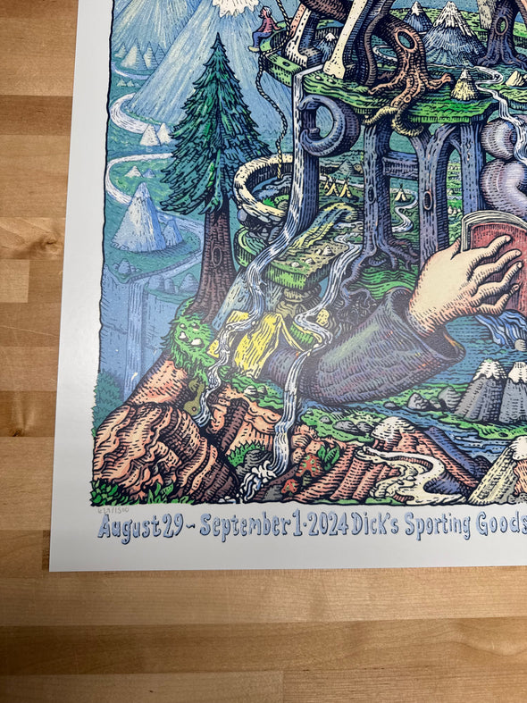 Phish - 2024 David Welker poster Dick's Commerce City, CO