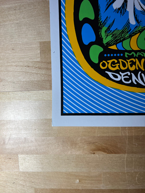 The Disco Biscuits - 2018 Nathaniel Deas poster Denver, CO Ogden Theatre - Morrison, CO Red Rocks Amphitheatre