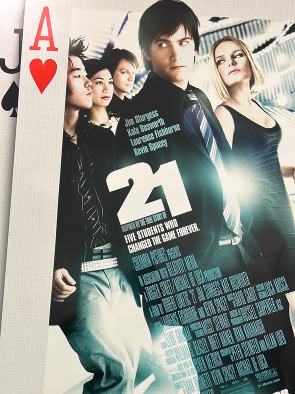 21  - 2008 video promo movie poster original 27x40