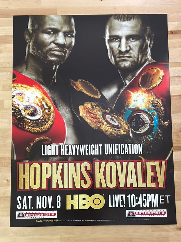 Boxing - 2014 Hopkins vs Kovalev Poster