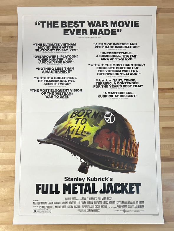 Full Metal Jacket - 1987 movie poster original vintage