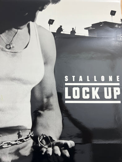 Lock Up - 1989 video promo movie poster original 27x40