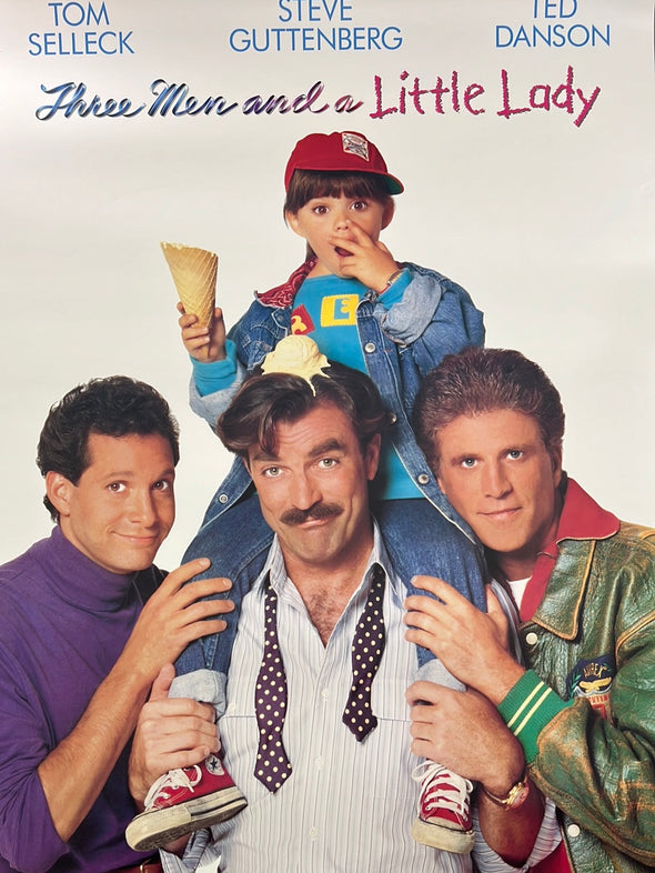 Three Men And A Little Lady - 1990 movie poster original vintage