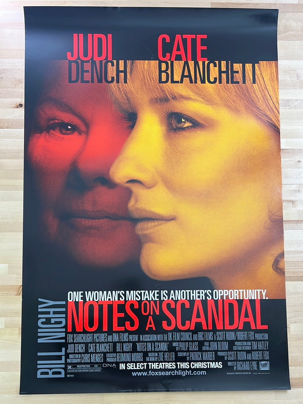 Notes On A Scandal - 2006 movie poster original