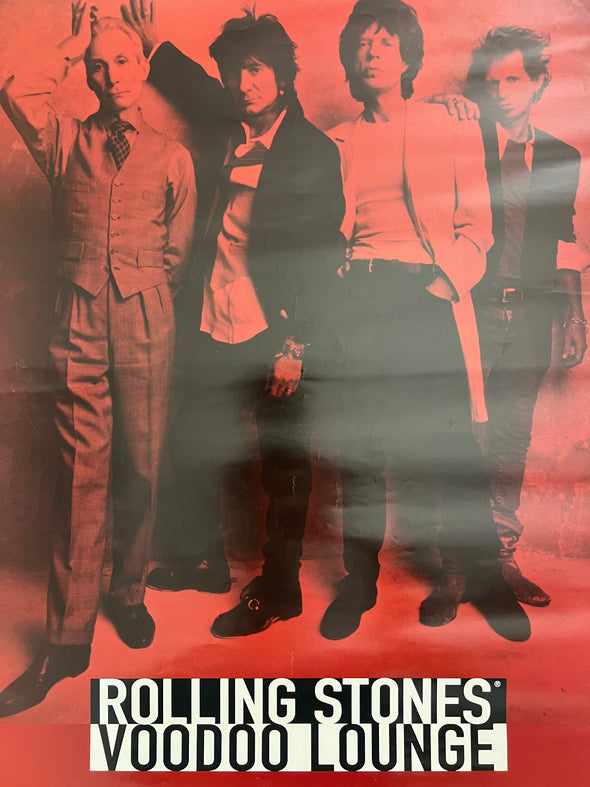 Rolling Stones - 1994 Promo Poster Voodoo Lounge Virgin Records