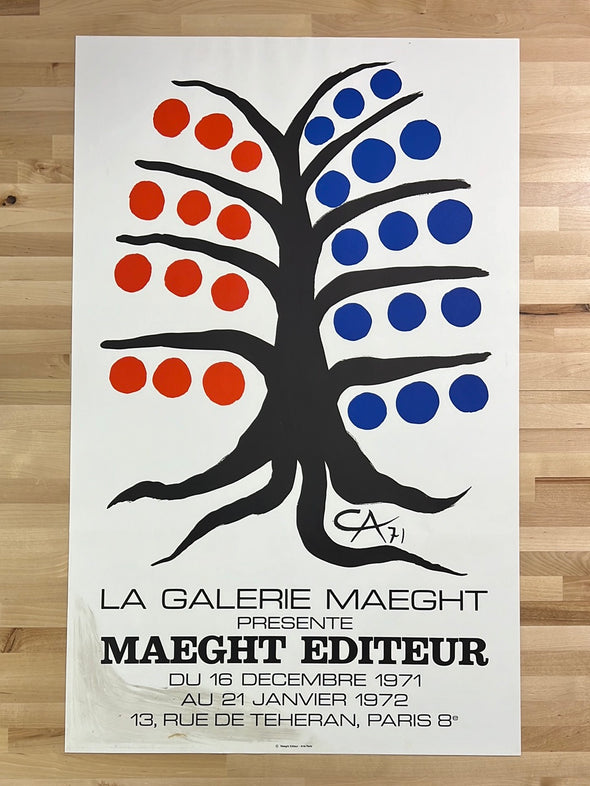 Maeght Editeur  - Calder 1971 poster Vintage Paris