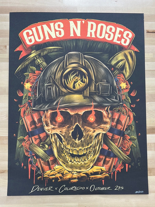 Guns N' Roses - 2023 Poster Denver, CO