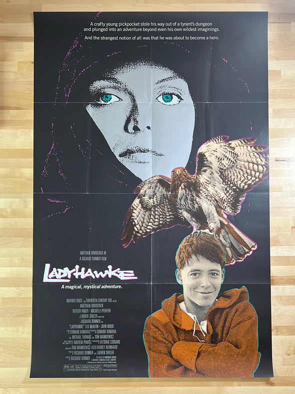 Ladyhawke - 1985 movie poster original