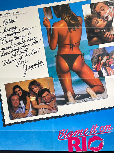 Blame It On Rio - 1984 movie poster original vintage