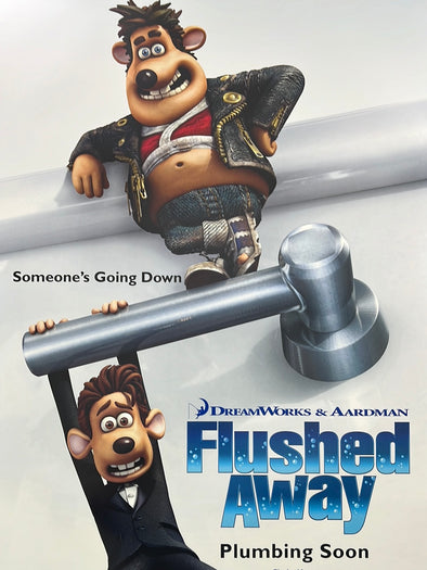 Flushed Away - 2006 movie poster original (VERSION 2)
