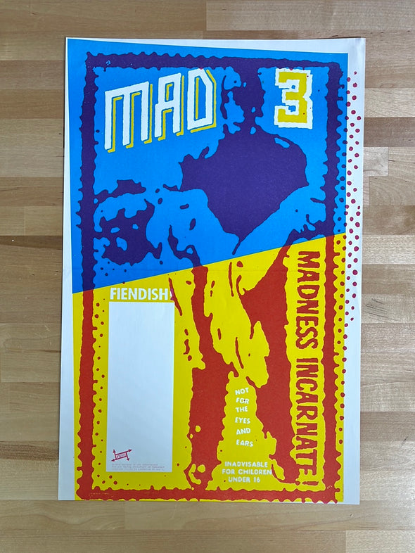 Mad 3 - Art Chantry poster Estrus Records