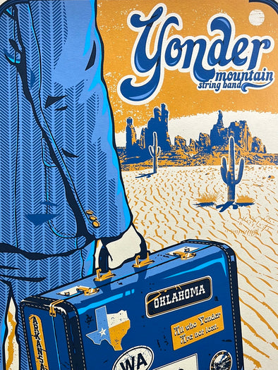 Yonder Mountain String Band - 2011 Darin Shock poster Spring Tour