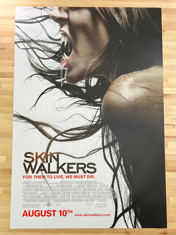 Skinwalkers - 2007 movie poster original