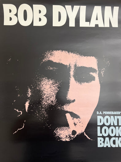 Bob Dylan - 1998 promo poster original vintage Don't Look Back Movie Paramount Pictures