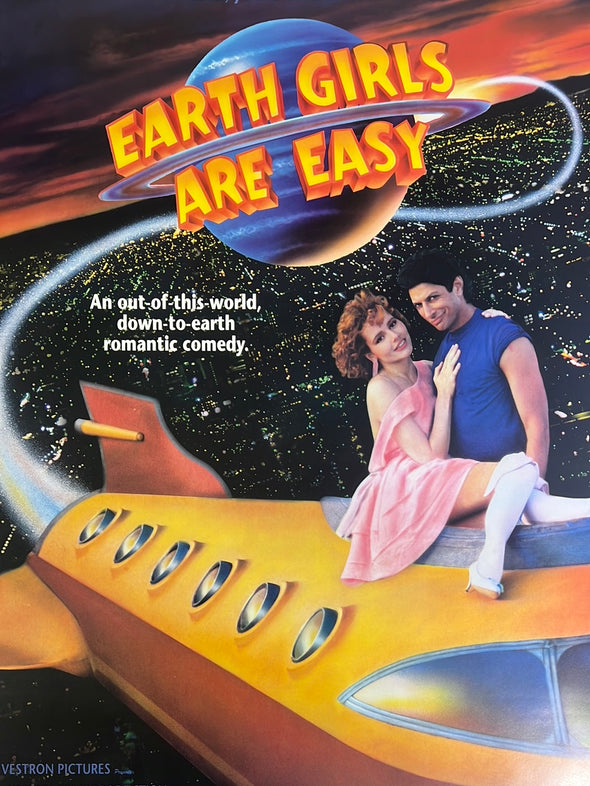 Earth Girls Are Easy - 1989 movie poster original vintage