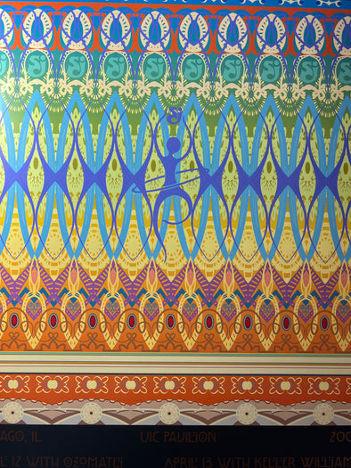 String Cheese Incident - 2002 Darrin Brunner poster Chicago, IL UIC Pavilion