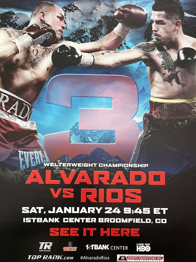 Boxing - 2015 Alvarado vs Rios Poster