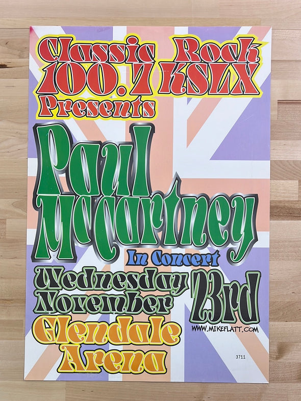 Paul McCartney - 2005 Poster Glendale, AZ Glendale Arena KSLX Presents