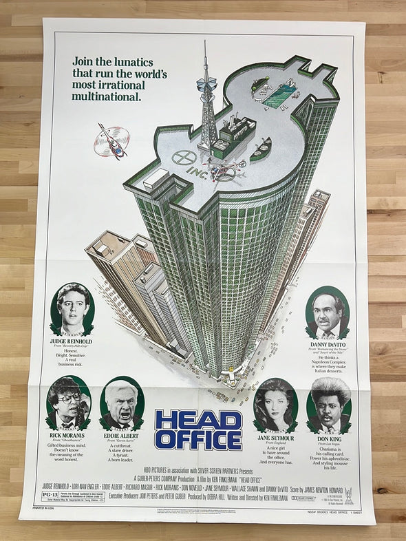 Head Office - 1985 movie poster original
