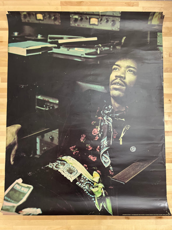 Jimi Hendrix - 1972 poster In The Studio Pomegranate