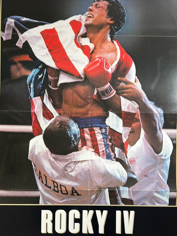 Rocky IV - 1985 movie poster original vintage