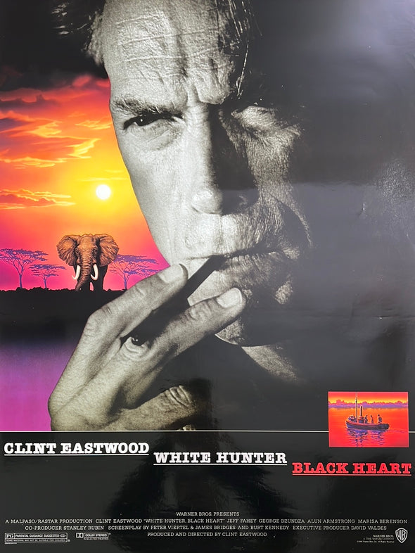 White Hunter, Black Heart - 1990 movie poster original vintage